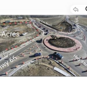 Aerial overview of property's location