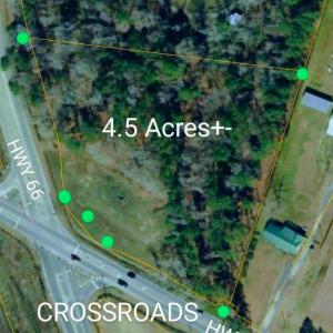 Aerial overview of property's location