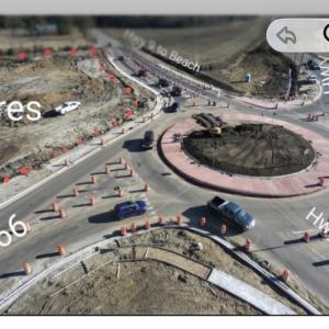 Aerial view of property's location