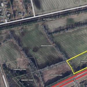 Aerial view of property's location