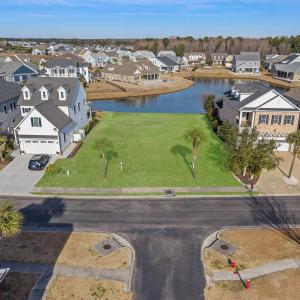 Aerial perspective of suburban area featuring a la