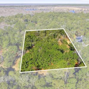 Aerial view of property's location with a nearby b