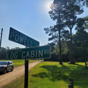 Intersection of Powell Lane and Log Cabin Rd.