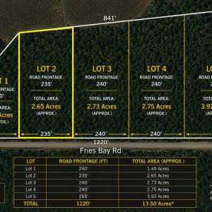 Photo #1 of LOT 2 Fries Bay Rd., Loris, SC 2.7 acres