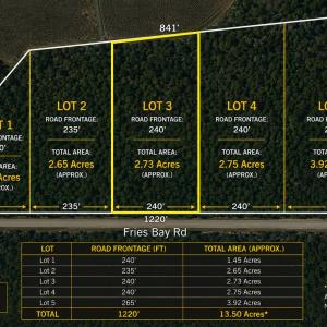 Photo #1 of Lot 3 Fries Bay Rd., Loris, SC 2.7 acres