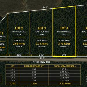 Photo #1 of LOT 4 Fries Bay Rd., Loris, SC 2.8 acres