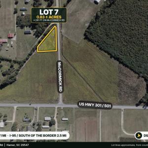 Photo #3 of TBD McCormick Rd., Hamer, SC 0.8 acres