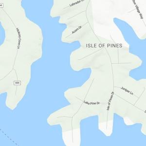 Land is situated right above Acorn Dr in this image.