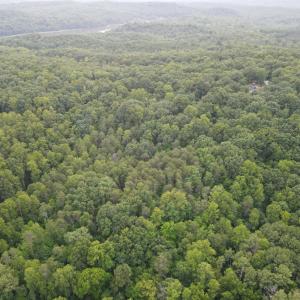 Aerial view towards back of lot