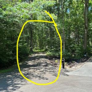 Location until sign has been installed:   End of culdesac on the  left.