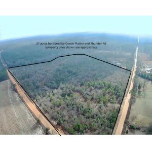 27 acres bordered by Goose Platter and T