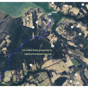 Property to Harborton boat launch