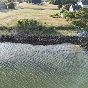 Aerial view from the water
