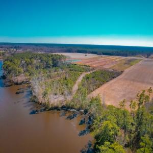 North Side Aerial View From Creek