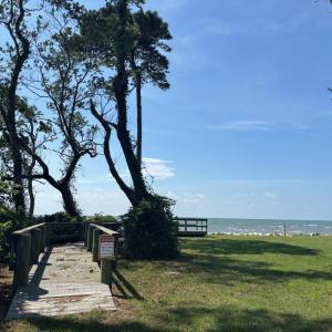 Private Community Sandy Beach at high tide