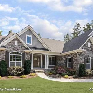 This is an example of the House Plan that is approved for affluent Crown Ridge Estates. As of 2024 the value of the home being built and the one starting construction soon is $1,000,000 to $1,300,000. Purchasers should anticipate to spend 1M turn key.