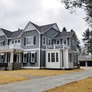 This is an example of the House Plan that is approved for affluent Crown Ridge Estates. As of 2024 the value of the home being built and the one starting construction soon is $1,000,000 to $1,300,000. Purchasers should anticipate to spend 1M turn key.