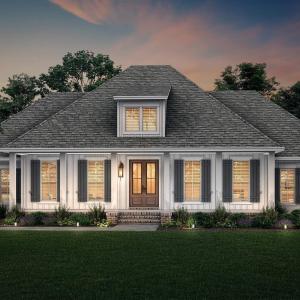 This is an example of the House Plan that is approved for affluent Crown Ridge Estates. As of 2024 the value of the home being built and the one starting construction soon is $1,000,000 to $1,300,000. Purchasers should anticipate to spend 1M turn key.