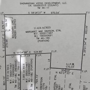 This plat shows the 11.5 acres adjoining lot 9-13 which may be purchased at an additional cost. The cost per acre will depend on the configuration and market prices at the time of inquiry. The residue land is both wooded and a lovely meadow for horses.