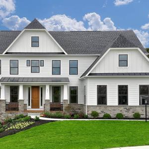 This is an example of the House Plan that is approved for affluent Crown Ridge Estates. As of 2024 the value of the home being built and the one starting construction soon is $1,000,000 to $1,300,000. Purchasers should anticipate to spend 1M turn key.
