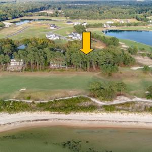 Off-Shore Lot View, Nicklaus #5 and Beach in the foreground