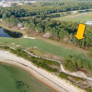Off-Shore Lot View, Nicklaus #5 and Beach in the foreground