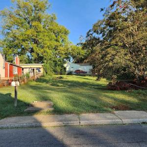 view from street toward lot