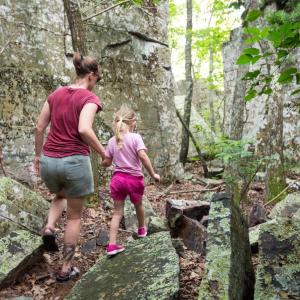 Riven Rock in the George Washington National Forest, neighboring the Highlands of Rawley Springs Hinton, VA