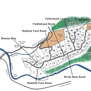 Map of The Highlands of Rawley Springs