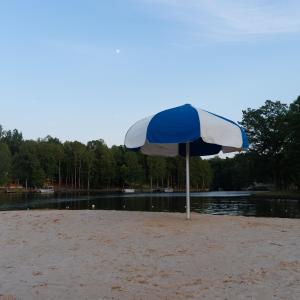 Or take a trip to one of the other lake beaches with beautiful views of the coves.