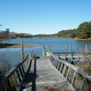 VIEWS OUT OF KINGS CREEK TO CHESAPEKE BAY