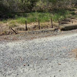 across the rd from the beginning of lot 8