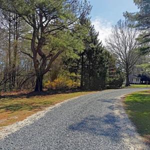 road leading to homesite