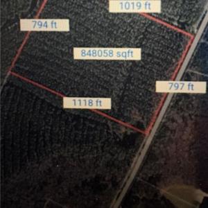 Lot dimensions