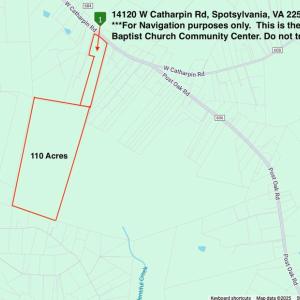 Photo #2 of W CATHARPIN RD/FOX RUN DR, SPOTSYLVANIA, VA 110.0 acres