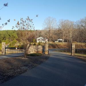 private entrance gate