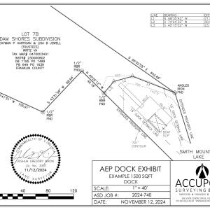 proposed dock area