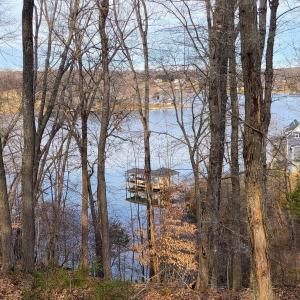 View from street in fall