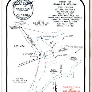 Lot 474 Dock Location