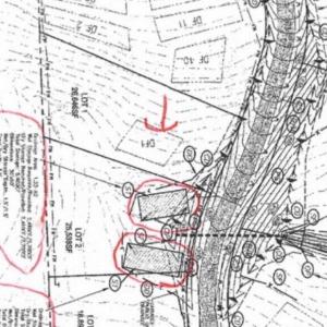 Lots 1 and 2 - proposed home site