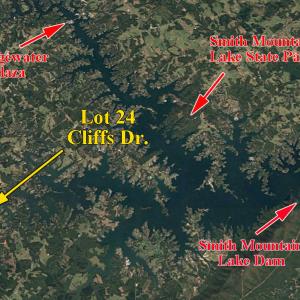 google earth whole lake