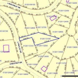 Lot 43 Lynville Dr. Tax Map