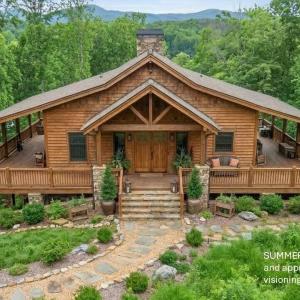 Summer rendering-cabin