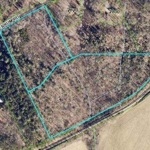 Old Ferrum Rd - County Overlay map