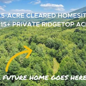 2.5-Acre Cleared homesite w Rigetop View
