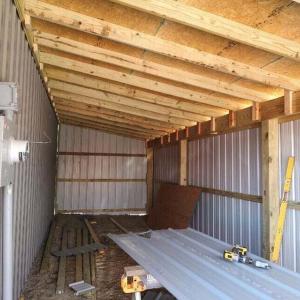Inside of Shed