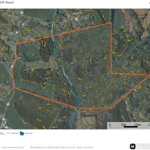Map - Aerial w Contours