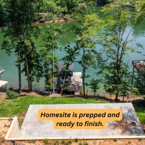 Homesite is prepped and ready to finish.