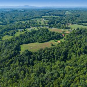 Aerial view, endless valley scenery