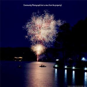 4th of July Fireworks over the lake